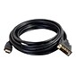 C2G® 42516 6.6' HDMI to DVI-D Single Link Male/Male Digital Video Cable; Black