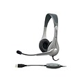Cyber Acoustics AC-850 USB Over-the-Head Stereo Headset and Boom Mic