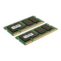 Crucial CT2KIT25664AC800 4GB (2 x 2GB) DDR2 200-Pin Laptop Memory Module Kit