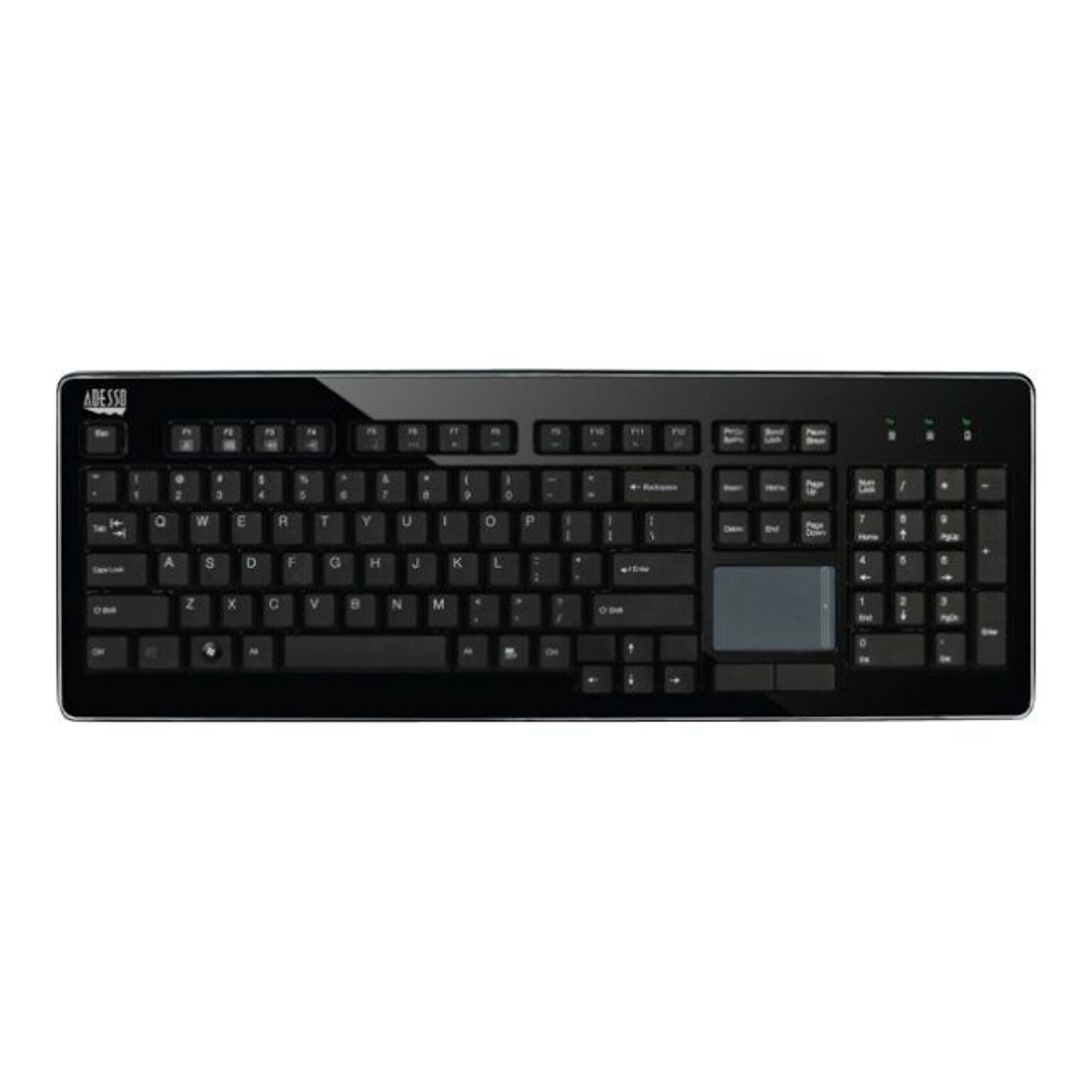 Adesso® WKB-4400UB Wireless SlimTouch® USB Desktop TouchPad Keyboard