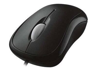 Microsoft 4YH-00005 Basic Optical Mouse; Black