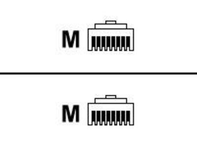 Belkin™ 4 Cat5e RJ45/RJ45 Snagless Duplex Patch Cable, Gray1