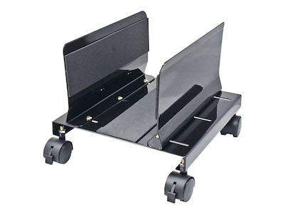 SYBA Multimedia Heavy Duty CPU Stand/Roller With Castors; Black