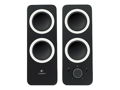 Logitech® Z200 10 W Multimedia Speaker System; Midnight Black,