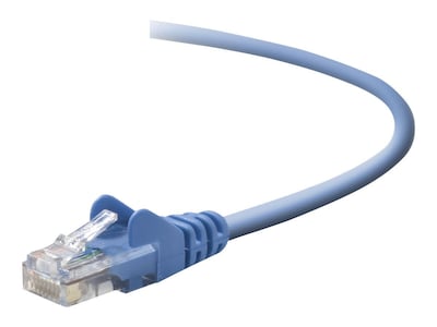 Belkin A3L791-01-BLU-S 1 CAT-5e Snagless Patch Cable; Blue