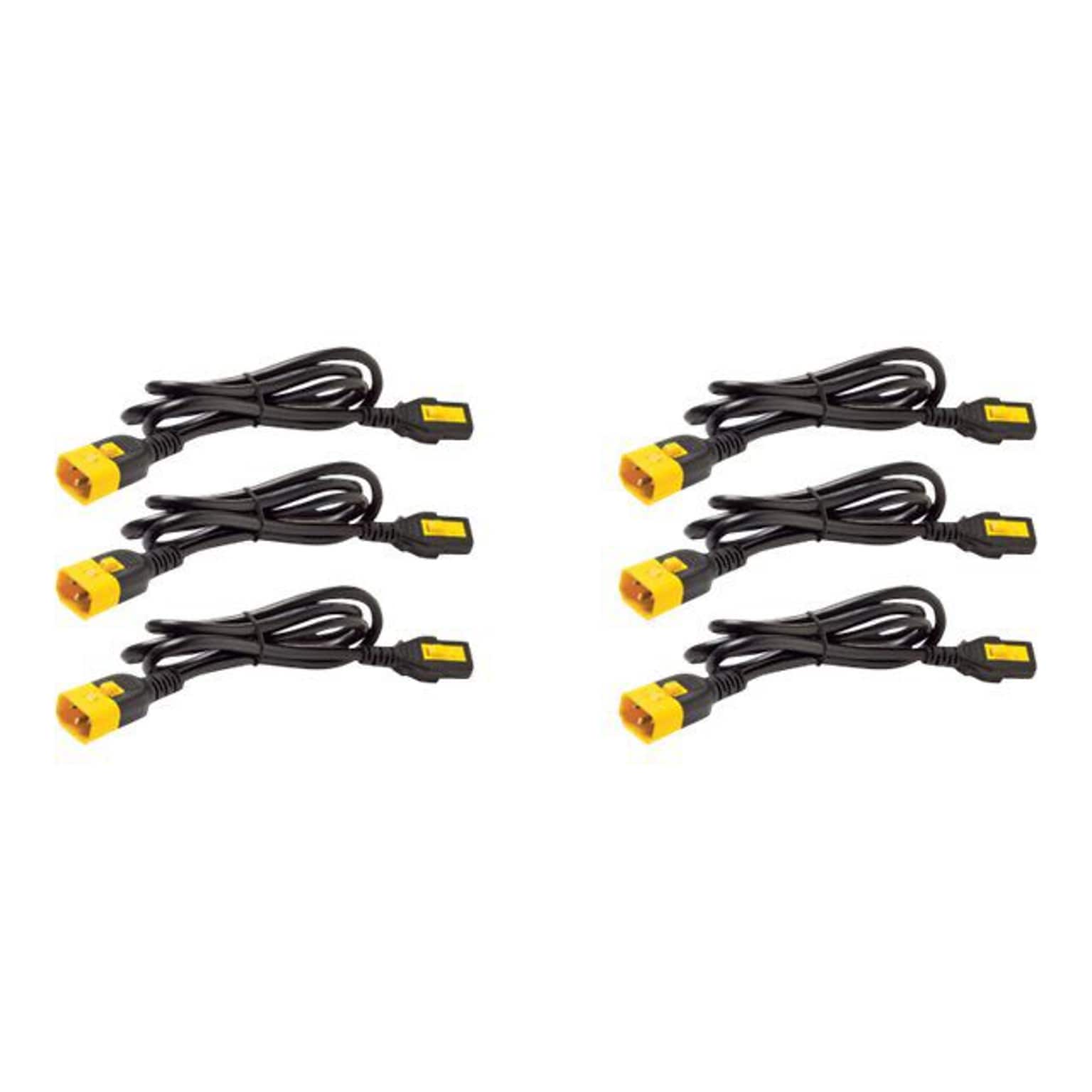 APC® AP8704S-NA C13 to C14 Locking Power Cord Kit; 4