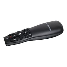 Iogear® GME430R Red Point Pro 2.4GHz Gyroscopic Presentation Mouse; Black