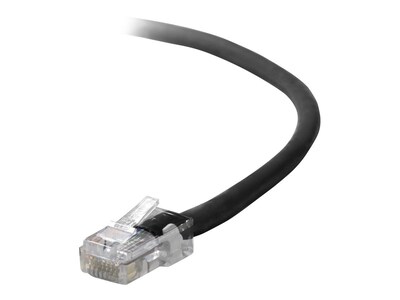 Belkin A3L791-03-BLK 3 CAT-5e Assembled Patch Cable; Black