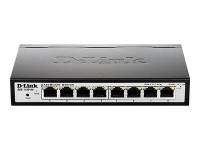D-Link® Managed Ethernet Switch; 8 Ports (DGS-1100-08)