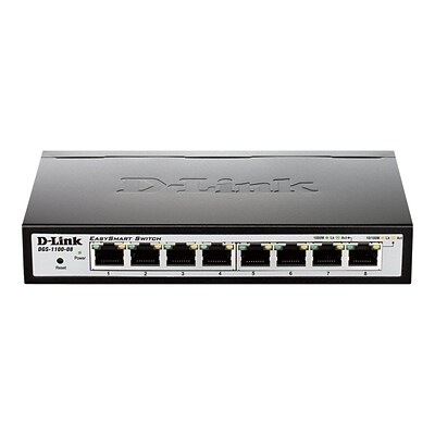 D-Link® Managed Ethernet Switch; 8 Ports (DGS-1100-08)