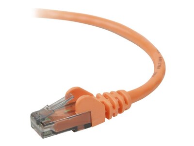 Belkin A3L980-05-ORG-S 5 RJ-45 Male/Male Cat6 Snagless Patch Cable, Orange