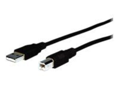 Black 10 USB 2.0 A Male To B Male Cable