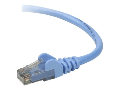 Belkin A3L980-02-BLU-S 2 RJ-45 Male/Male Cat6 Snagless Patch Cable, Blue