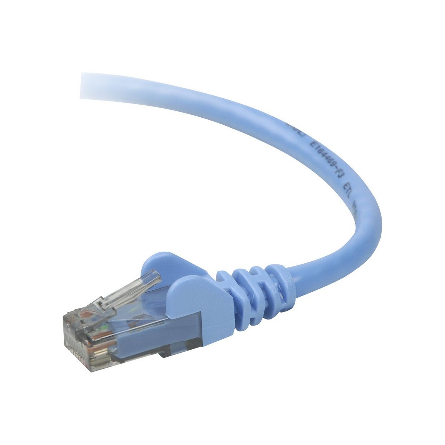 Belkin® 15 CAT-6 Snagless RJ-45 Male/Male Patch Cable; Blue