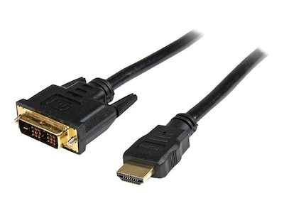 StarTech HDDVIMM3 3' HDMI to DVI-D Cable, Black