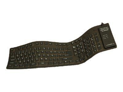 GRANDTEC USA™ FLX-2000-CS-12PK Virtually Indestructible Keyboard