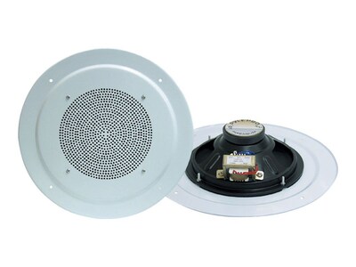 Pyleaudio® PD-ICS8 Full Range Two-Way Ceiling Speaker System; White