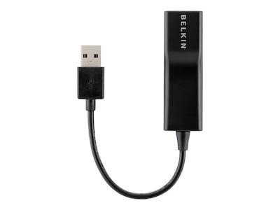 Belkin ™ USB 2.0 Desktop Ethernet Adapter; Black (F4U047BT)