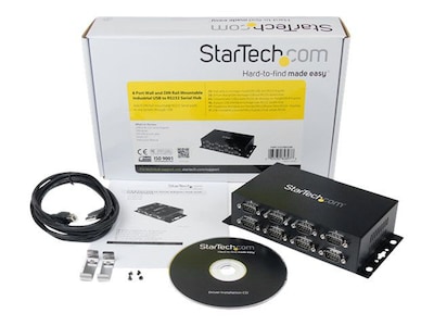 StarTech ICUSB 2328I USB to DB9 RS232 Serial Adapter Hub, 8 Ports