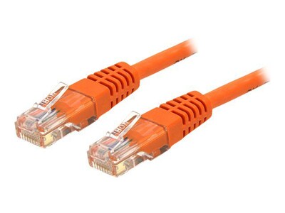 StarTech® 20' Cat 6 Molded RJ-45 Male/Male Patch Cable; Orange