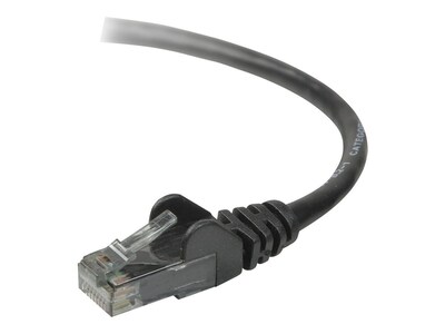 Belkin A3L980-05-BLK-S 5' RJ-45 Male/Male Cat6 Snagless Patch Cable; Black