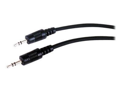 Comprehensive® Standard Series 25 Stereo 3.5 mm Mini Male/Male Audio Cable; Black