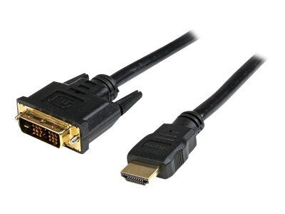 StarTech HDDVIMM3 3' HDMI to DVI-D Cable, Black