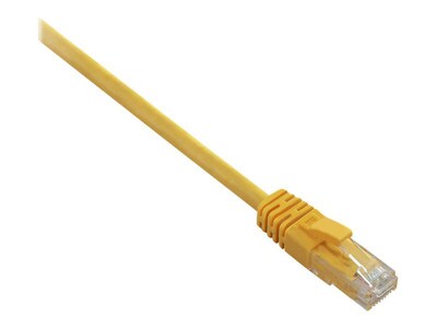 V7® V7N3C5E Snagless Molded Cat5e Patch Cable; 3, Yellow