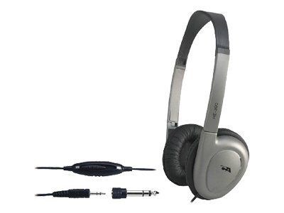 Cyber Acoustics HE-200RB Over-Ear Stereo Headphone, Gray
