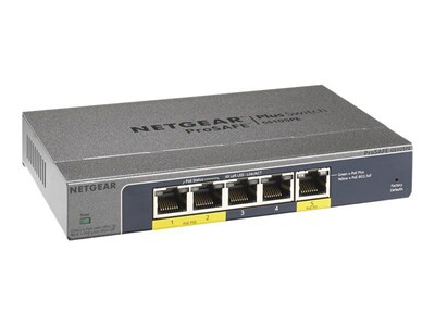 Netgear® ProSafe® Plus GS105PE 5-Port Manageable Gigabit Ethernet Switch