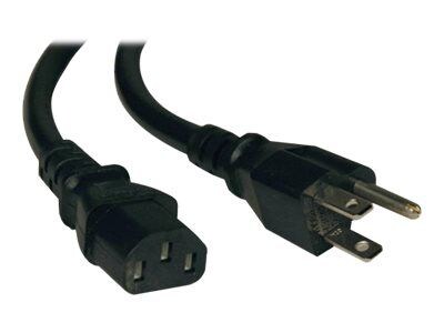 Tripp Lite SJT 5-15P/C13 Computer Power Cord, 16 AWG, 8