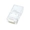 Belkin® Cat 5e RJ45 Male Network Connector; Clear