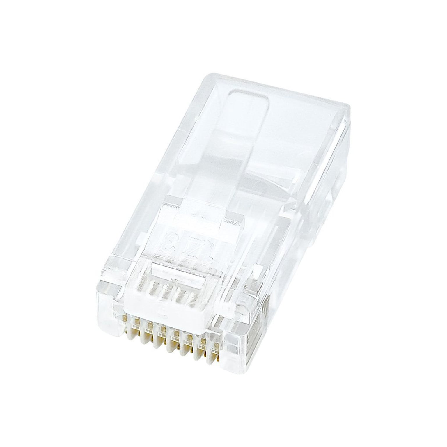 Belkin® Cat 5e RJ45 Male Network Connector; Clear