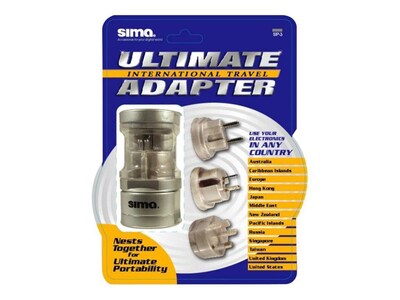 Sima SIP-3 Portable Plug Set For International Travel