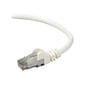 Belkin A3L980-02-WHT-S 2' RJ-45 Male/Male Cat6 Snagless Patch Cable, White