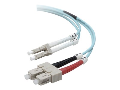 Belkin™ F2F402L7-01M 3.28 Fiber Optic LC Male/SC Male Network Cable, Orange