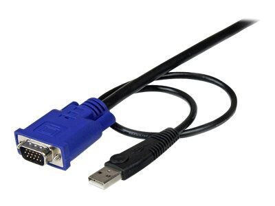 BK 15 2-In-1 UL THN USB & VGA KVM SWTH CBL