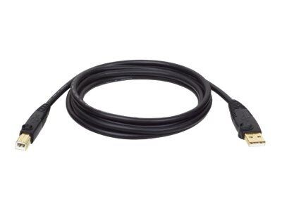 Tripp Lite 10 USB 2.0 A/B Male USB Cable, Black2