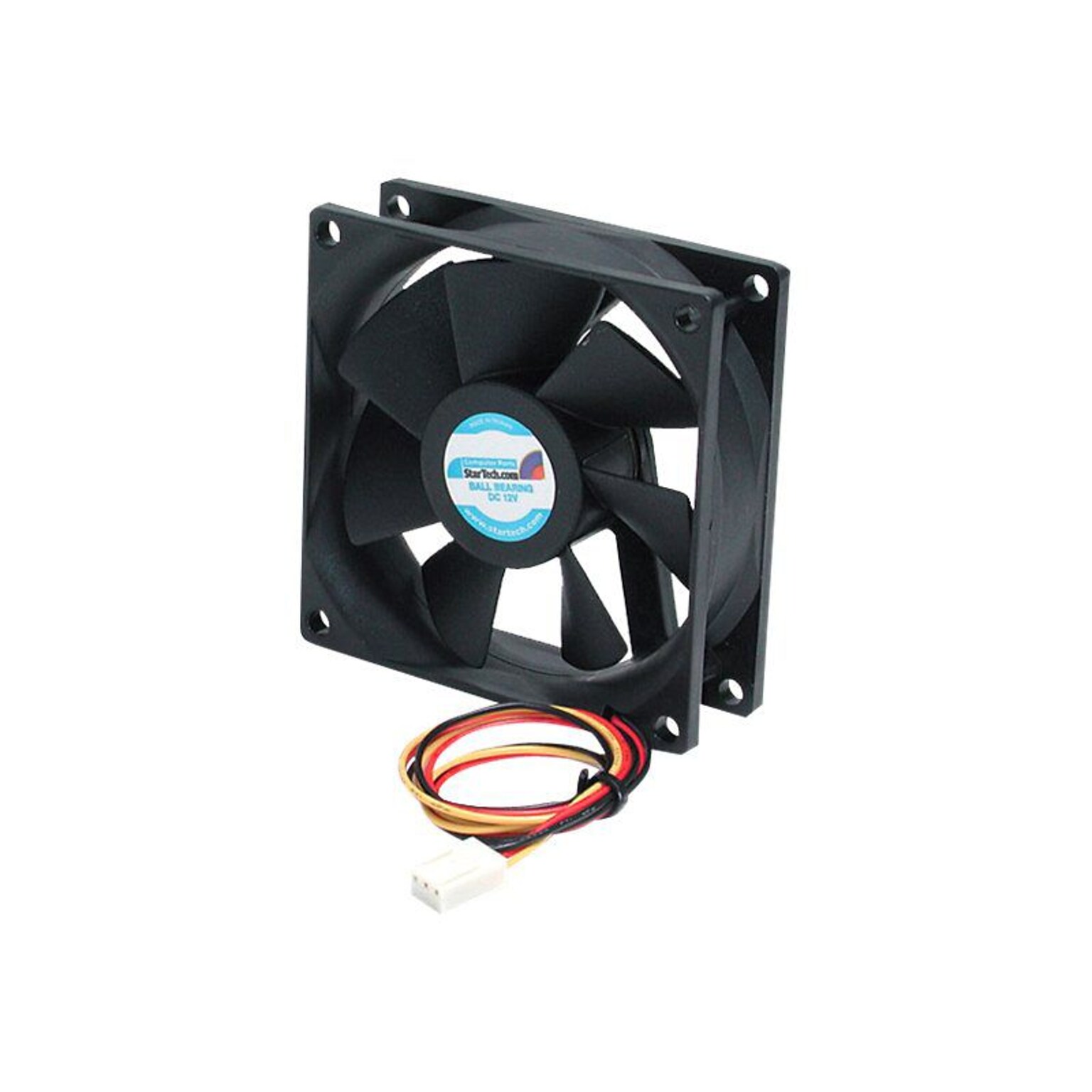 Startech Quiet 80 mm Computer Case Fan With Connector; 2000 RPM