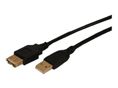 COMPREHENSIVE CABLE® 25 USB 2.0 Type A Male To Type A Female Cable; Black