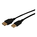 COMPREHENSIVE CABLE® 25 USB 2.0 Type A Male To Type A Female Cable; Black
