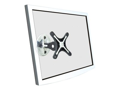 Atdec Visidec Wall Direct monitor;  Mounting Kit, Polished Silver