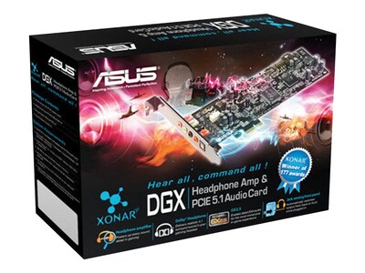 Asus® Xonar DGX PCI-Express 5.1 Channel Internal Gaming Audio Card
