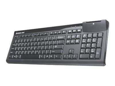 Iogear® GKBSR201 Keyboard With Built-in Common Access Card Reader; Black