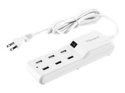 Aluratek Inc. 6 Port USB Aucs06f Charging Station And Mini Surge Protector