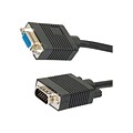 4XEM™ 6 High Resolution Coax VGA Male/Female Extension Cable; Black