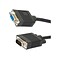 4XEM™ 15 High Resolution Coax VGA Male/Female Extension Cable; Black