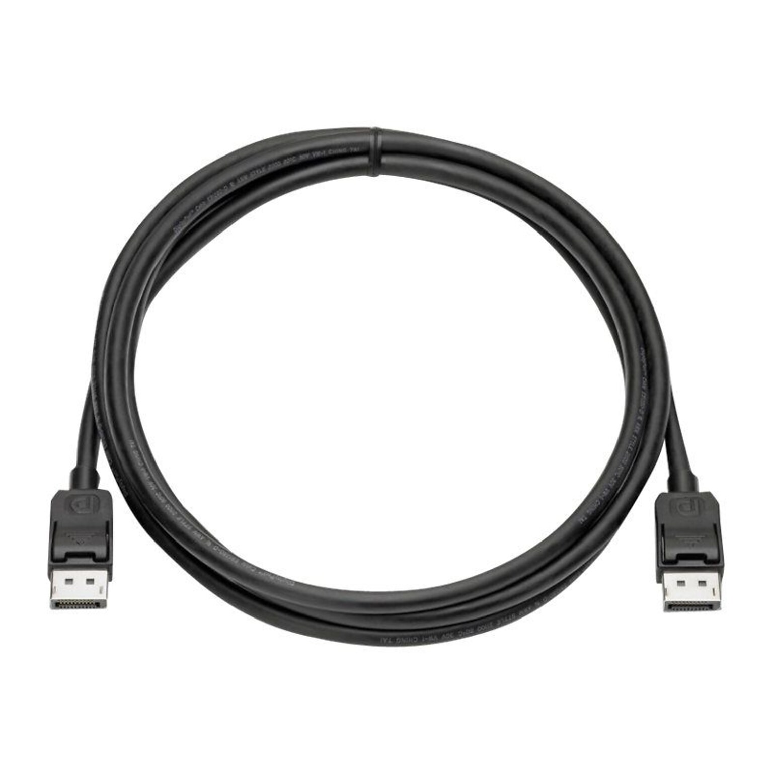 HP® 6.6 DisplayPort Cable Kit, Black
