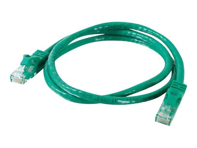 C2G® 14 CAT6 Snagless Unshielded (UTP) RJ-45 Male/Male Network Patch Cable, Green