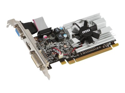 MSI™ R6450-MD1GD3/LP Radeon HD 6450 GPU Graphic Card With ATI Chipset; 1 GB DDR3 SDRAM